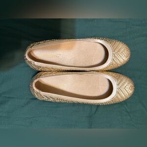 Vionic Women's gold ballet flats